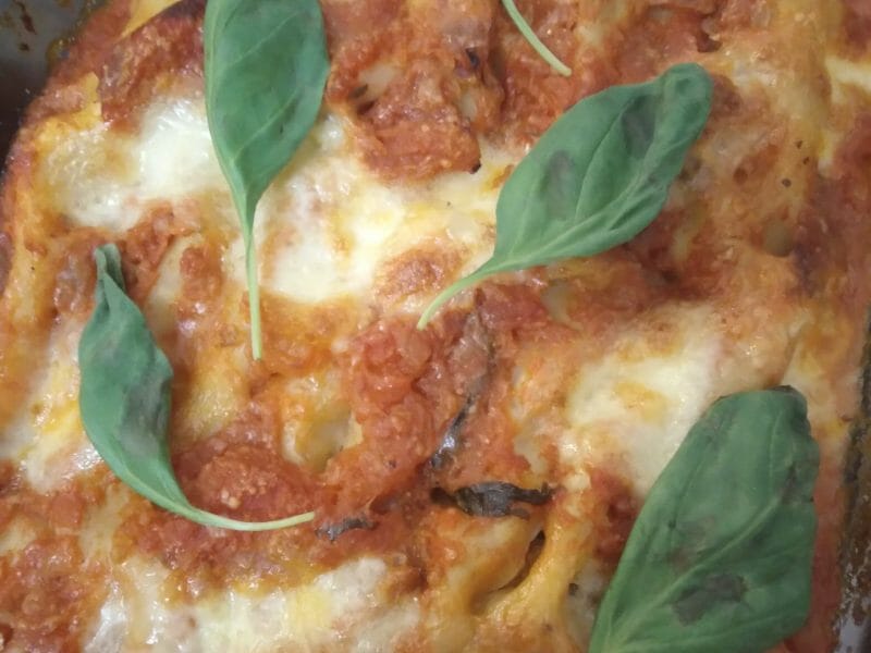 Cliquez pour zoomer ! Cannellonis farcis aux aubergines et courgettes Thermomix par poupa0507