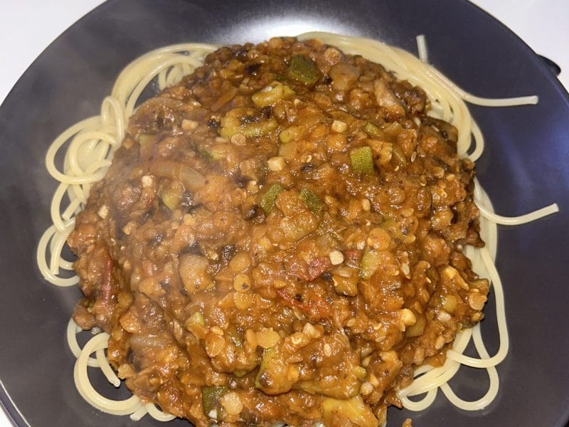 Cliquez pour zoomer ! Bolognaise végétarienne aux lentilles Thermomix par atty_1