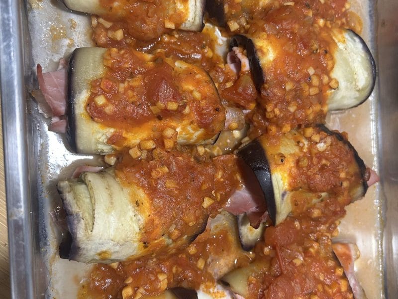 Cliquez pour zoomer ! Roulés d’aubergines au jambon Thermomix par atty_1