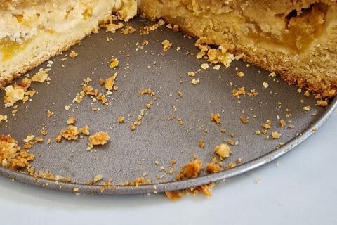 Cliquez pour zoomer ! Tarte aux pommes façon crumble Thermomix par melanie33430