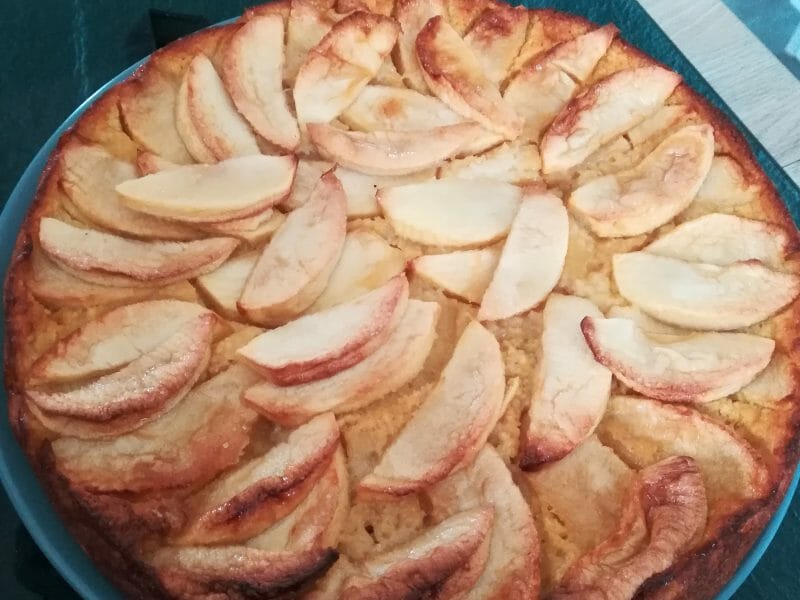 Cliquez pour zoomer ! Tarte aux pommes sans pâte Thermomix par Coxxinhell