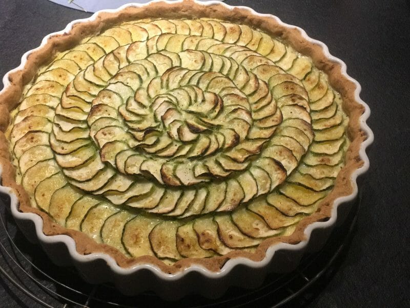 Cliquez pour zoomer ! Tarte courgettes et ricotta Thermomix par Carole68