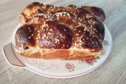 Cliquez pour zoomer ! Brioche tressée à la mie filante Thermomix par marospaul08