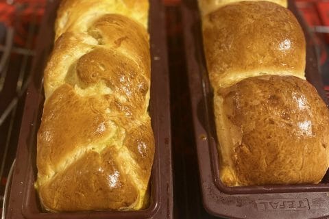 Cliquez pour zoomer ! Brioche tressée à la mie filante Thermomix par elorac27