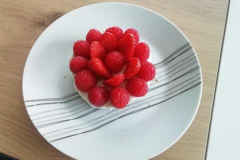 Cliquez pour zoomer ! Tarte aux fraises sans cuisson Thermomix par @beatrice50