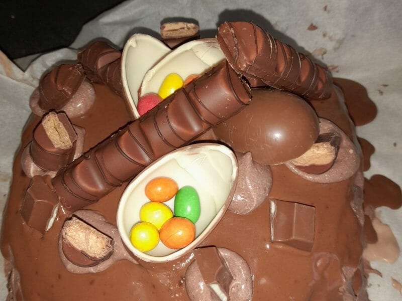 Cliquez pour zoomer ! Layer cake Kinder Bueno Thermomix par jenetgio