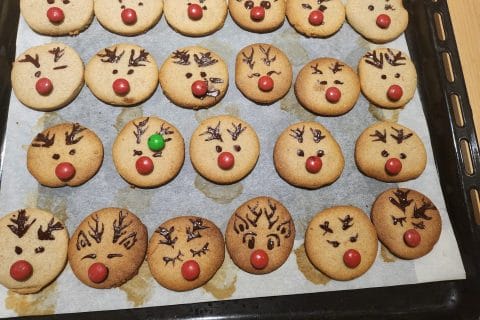 Cliquez pour zoomer ! Sablés rennes de Noël Thermomix par Josiane François