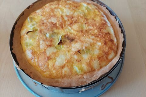 Cliquez pour zoomer ! Gâteau poireaux, lardons et fromage Thermomix par Josiane François