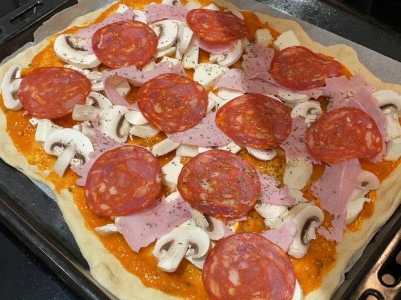 Cliquez pour zoomer ! Pizza capricciosa Thermomix par viooo57