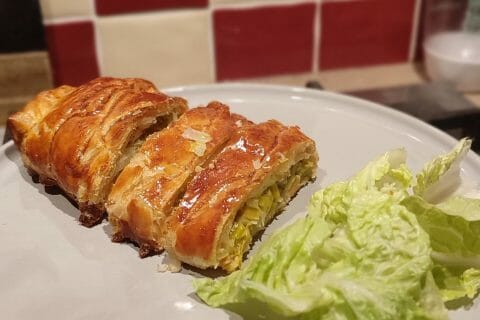 Cliquez pour zoomer ! Feuilleté saumon et poireaux Thermomix par dossette