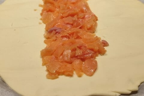 Cliquez pour zoomer ! Feuilleté saumon et poireaux Thermomix par dossette