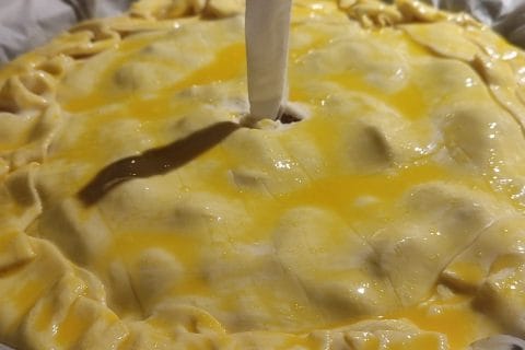 Cliquez pour zoomer ! Tourte aux cuisses de canard confites et champignons Thermomix par dossette