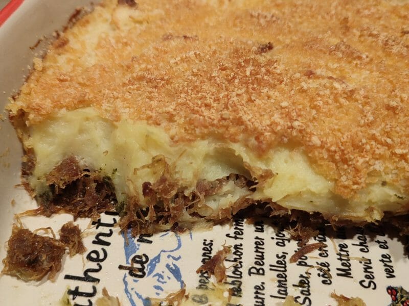 Cliquez pour zoomer ! Parmentier de canard aux cèpes Thermomix par dossette