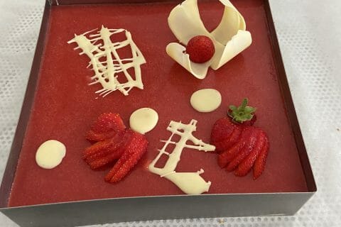 Cliquez pour zoomer ! Bavarois aux fraises Thermomix par nadine_97