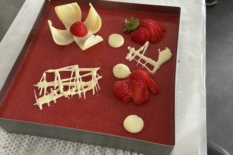 Cliquez pour zoomer ! Bavarois aux fraises Thermomix par nadine_97