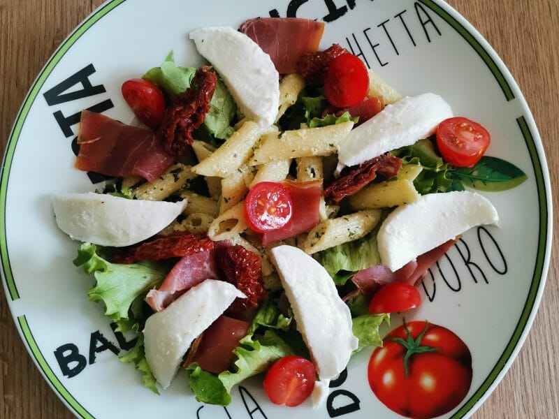 Cliquez pour zoomer ! Salade de penne à l’italienne Thermomix par L.ise