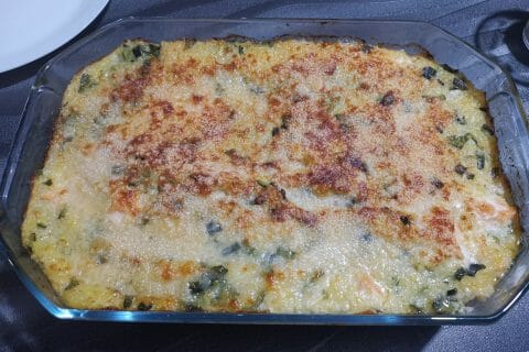 Cliquez pour zoomer ! Gratin de perles, saumon et courgettes Thermomix par audrey2684