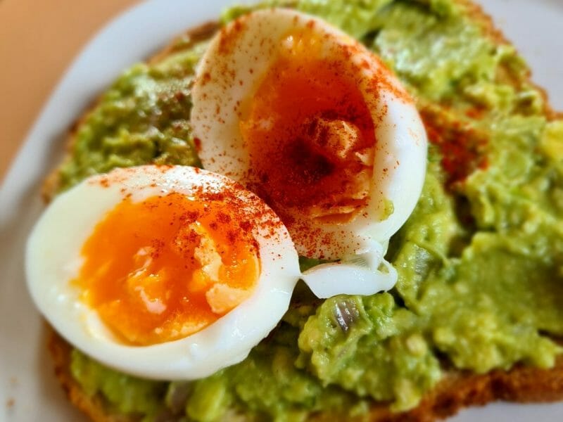 Cliquez pour zoomer ! Tartine avocat et oeuf mollet Thermomix par sweety_sev