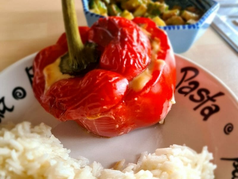 Cliquez pour zoomer ! Rocoto Relleno – Poivrons farcis à la Péruvienne Thermomix par sweety_sev