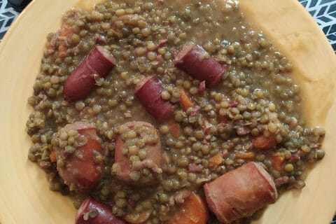 Cliquez pour zoomer ! Lentilles et ses saucisses Thermomix par JA83