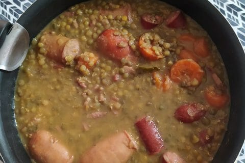 Cliquez pour zoomer ! Lentilles et ses saucisses Thermomix par JA83