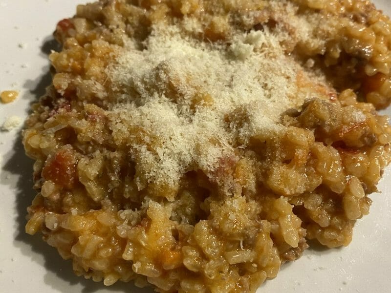 Cliquez pour zoomer ! Risotto à la bolognaise Thermomix par mamome