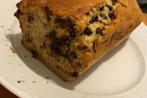 Cliquez pour zoomer ! Cake banane et pépites de chocolat Thermomix par mamome