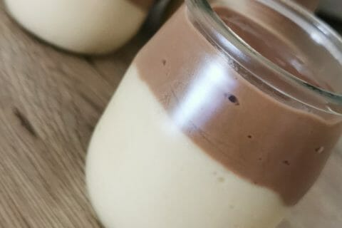 Cliquez pour zoomer ! Crème dessert au deux saveurs Thermomix par mariam59