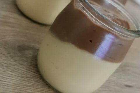 Cliquez pour zoomer ! Crème dessert au deux saveurs Thermomix par mariam59