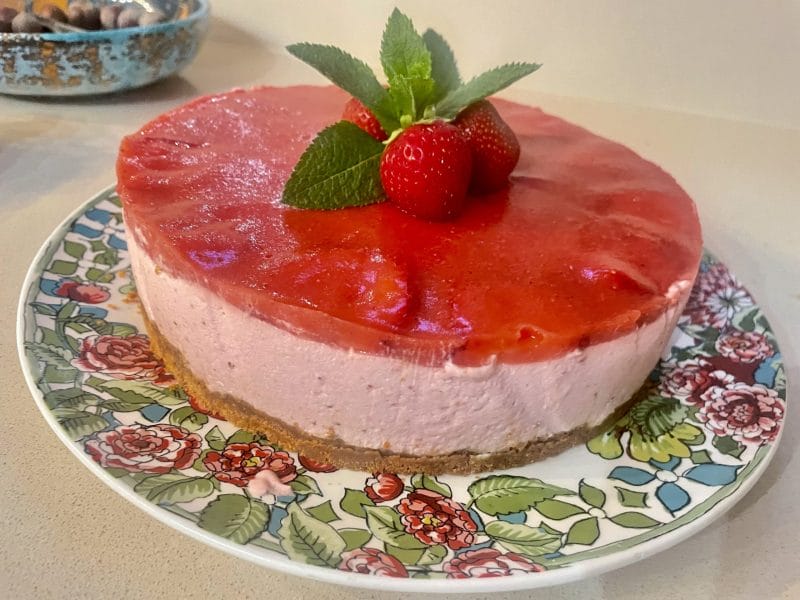 Cliquez pour zoomer ! Bavarois aux fraises Thermomix par Pyuka