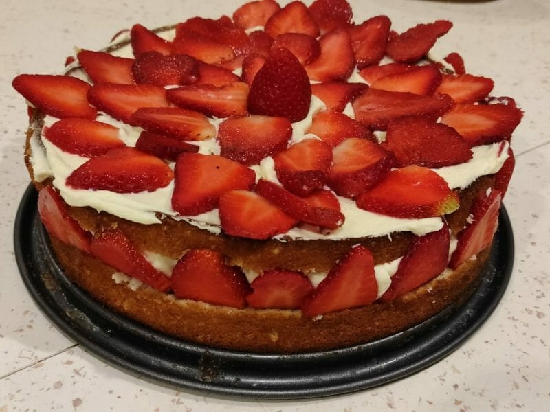 Cliquez pour zoomer ! Fraisier Thermomix par nathalie_634