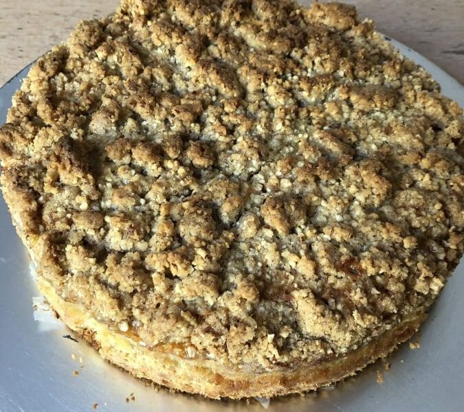 Cliquez pour zoomer ! Tarte aux pommes façon crumble Thermomix par SATINE
