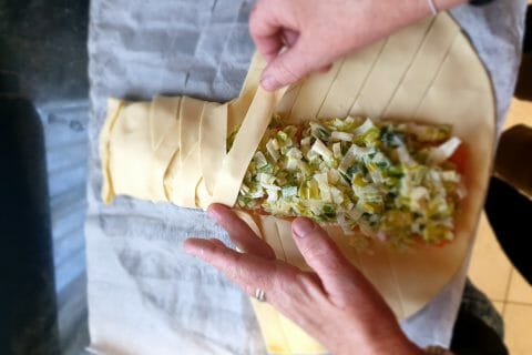 Cliquez pour zoomer ! Feuilleté saumon et poireaux Thermomix par mamoune4