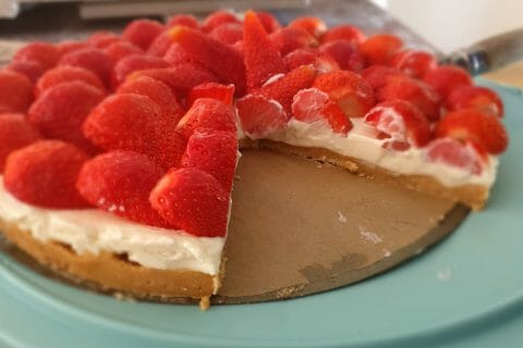 Cliquez pour zoomer ! Tarte aux fraises sans cuisson Thermomix par mamoune4