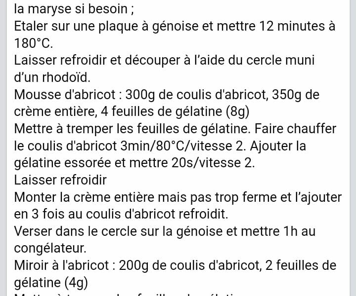Cliquez pour zoomer ! Bavarois à l’abricot Thermomix par mamoune4