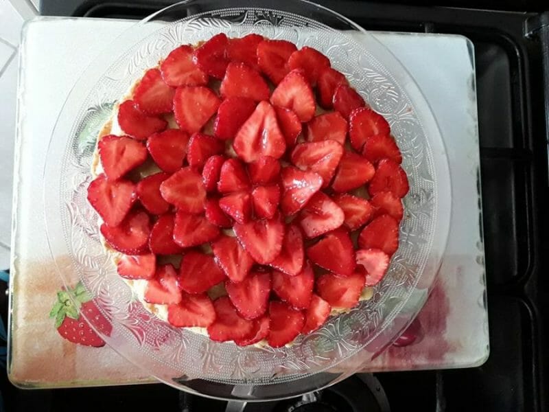 Cliquez pour zoomer ! Tarte aux fraises Thermomix par Amelie36600