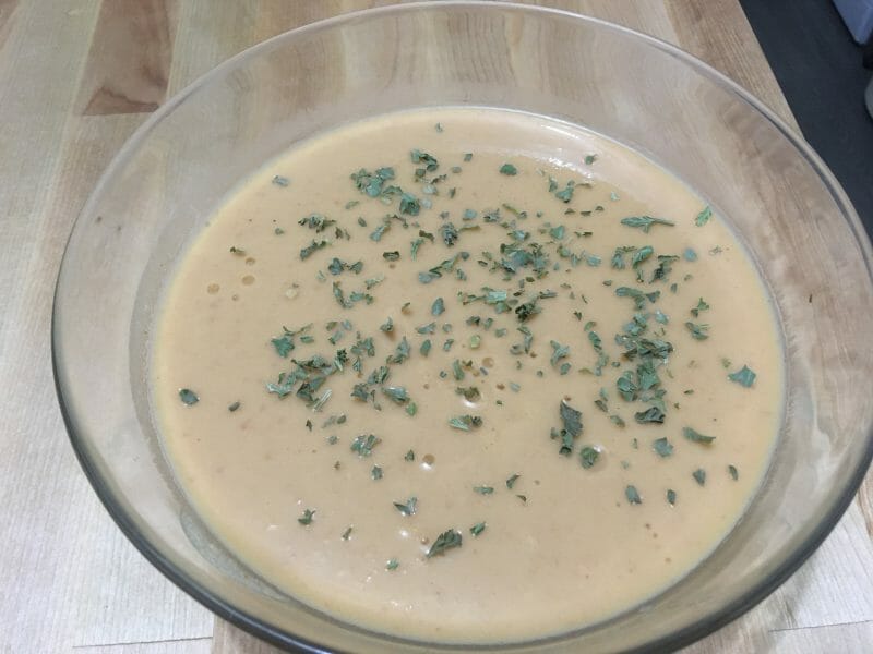 Cliquez pour zoomer ! Velouté de haricots blancs et chorizo Thermomix par calile