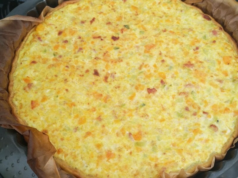 Cliquez pour zoomer ! Tarte courgettes et carottes Thermomix par lucie_343