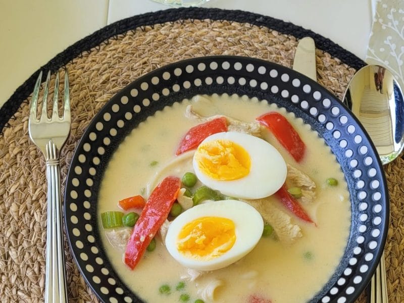 Cliquez pour zoomer ! Ramen thaï au poulet Thermomix par tinacat