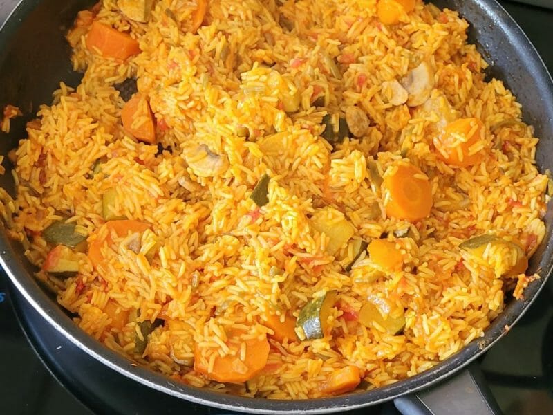 Cliquez pour zoomer ! Paella végétarienne Thermomix par tinacat