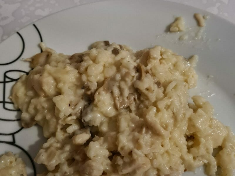 Cliquez pour zoomer ! Risotto poulet et champignons Thermomix par colline2929