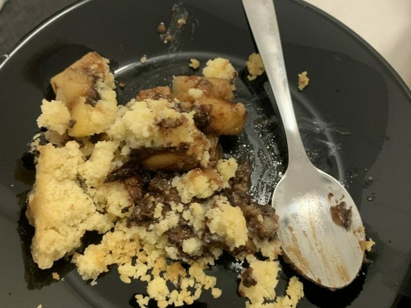 Cliquez pour zoomer ! Crumble aux Pommes Thermomix par jeannemrcr