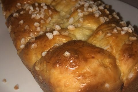 Cliquez pour zoomer ! Brioche tressée à la mie filante Thermomix par madmuazel