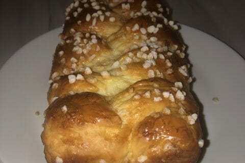 Cliquez pour zoomer ! Brioche tressée à la mie filante Thermomix par madmuazel