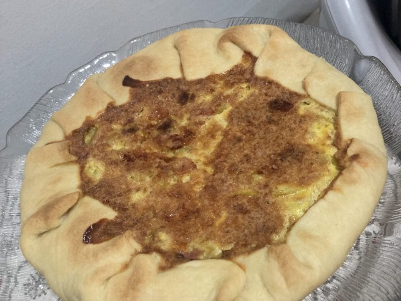 Cliquez pour zoomer ! Tarte aux poireaux et jambon Thermomix par ninettenette