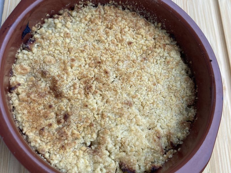 Cliquez pour zoomer ! Crumble aux Pommes Thermomix par ninettenette