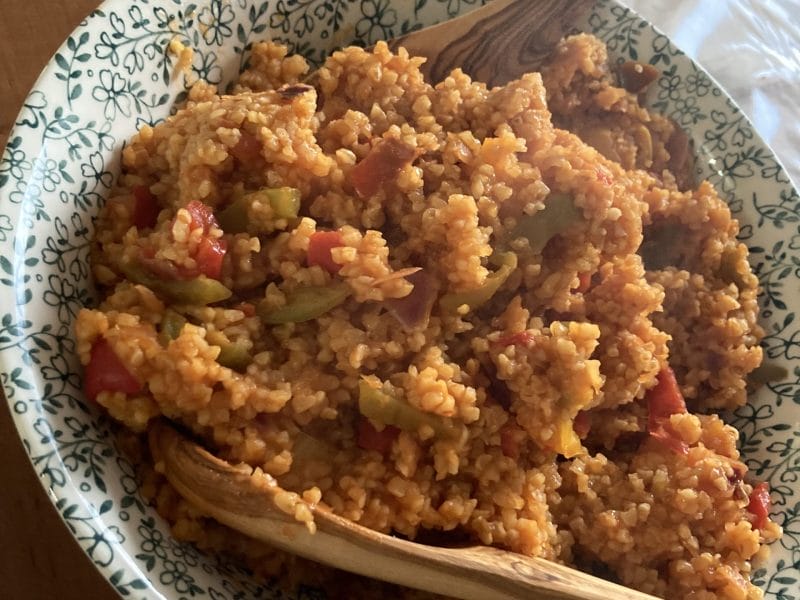 Cliquez pour zoomer ! Boulgour turc à la tomate Thermomix par ninettenette