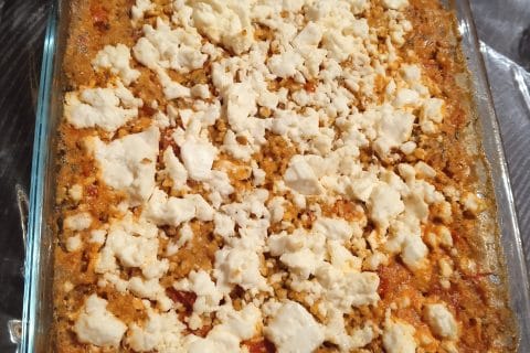 Cliquez pour zoomer ! Gratin de boulgour à l’orientale Thermomix par ninettenette