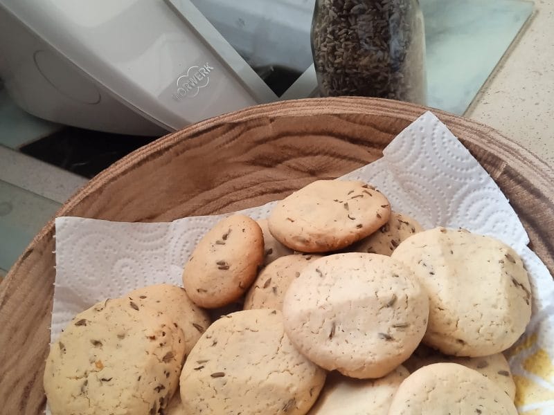 Cliquez pour zoomer ! Cookies à la lavande Thermomix par ninettenette