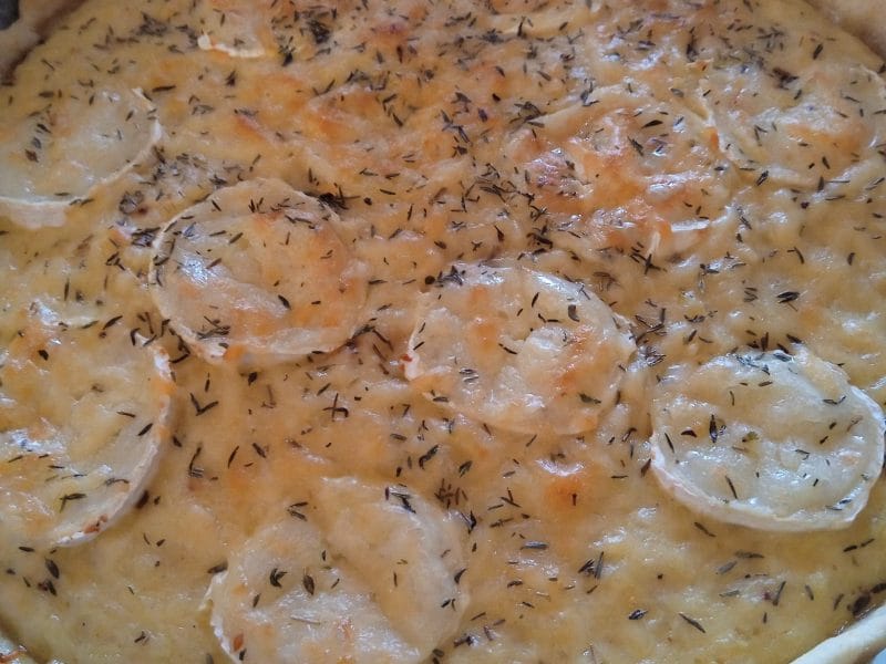 Cliquez pour zoomer ! Quiche oignons, chèvre et miel Thermomix par ninettenette